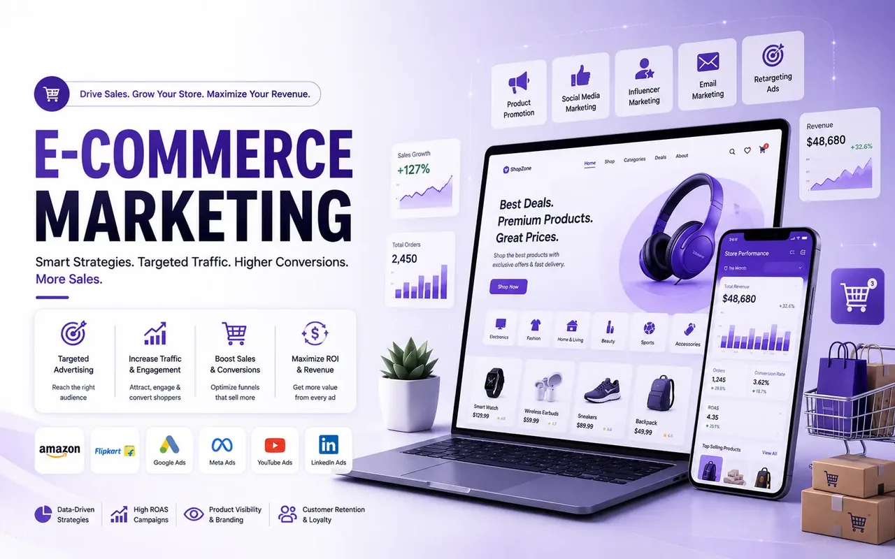 E-Commerce Marketing and online store growth services